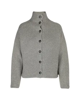 Trachtenstrickjacke Relaxed Fit CATERINA grau M Damen - Stapf - FashionsVida
