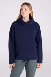 Rydal Womens Cosy Neck Fleece - Navy - Navy - Size: 20
