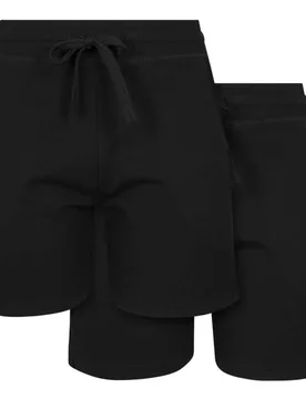 Short By066a 2 Unités Black XS - Build Your Brand - FashionsVida