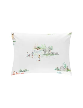 Satin Kissenbezug 70x90cm ZOO Weiss weiss - Christian Fischbacher - FashionsVida