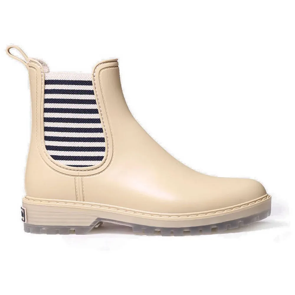 Stivali Da Pioggia Colby Ecru / Navy EU 41 - Toni Pons - FashionsVida