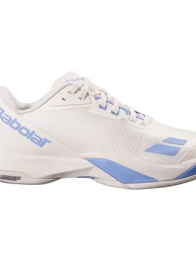Jet Mach 4 All Court Shoes Cream / Lavender UK 5.5 - Babolat - FashionsVida