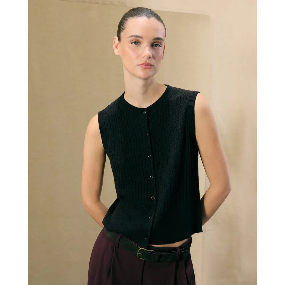 Chaleco liso sin mangas de mujer - Woman El Corte Inglés - FashionsVida
