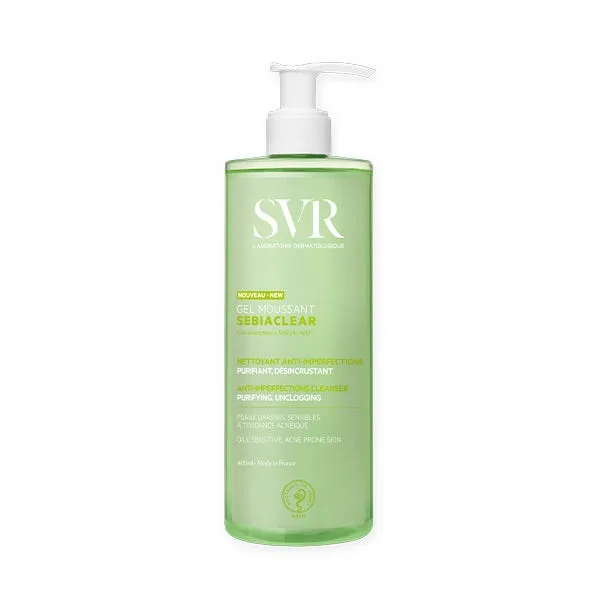 Sebiaclear Gel Moussant 400ML - LABORATOIRES SVR - FashionsVida