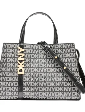 Sac Avril Sm Satchel Black Logo / Black One Size unisex - DKNY - FashionsVida