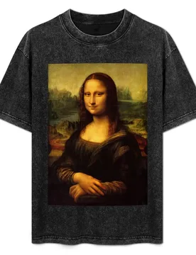 Mona Lisa HD T-Shirt Casual Streetwear Short Sleeve Tee - Aliexpress - FashionsVida
