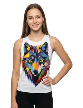 Maglietta Senza Maniche Be A Wolf Multicolour XS - OTSO - FashionsVida