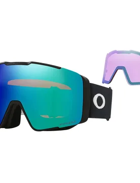 Masque De Ski Line Miner Pro L Matte Black / Black Prizm Argon/CAT3 + Prizm Iced/CAT2 Homme - Oakley Goggles - FashionsVida