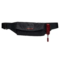 Saferrun Ripcord Waist Bag Black / Tigerlily One Size unisex