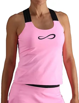 Gloss Sleeveless T-shirt Pink XS - Endless - FashionsVida