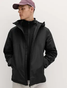 Stormwear™ 3 in 1 Waterproof Jacket Black male - Goodmove - FashionsVida