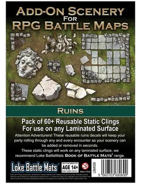 Add-On Scenery for RPG Maps: Ruins - Loke - FashionsVida