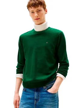 Pull Mw0mw39999 Ornamental Green Heather 2XL - Tommy hilfiger - FashionsVida