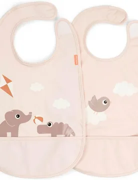 Baberos sin mangas y con velcro pack 2ud Playground - Done by Deer - FashionsVida