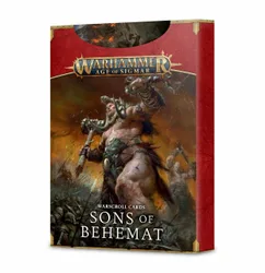 Warhammer Age of Sigmar - Warscroll Cards: Sons of Behemat