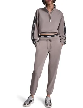 Jogger de mujer con banda de logo - DKNY Jeans - FashionsVida