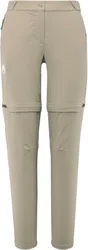 Pantalon de randonnée 2 en 1 - Ubic Stretch Zip Off Pant W Dorite - Taille 42 FR - Beige
