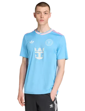 Miami Herren Trikots/Replikate - Blau - Größe L - Poly Mesh Blue L - Adidas - FashionsVida