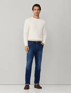 Pantalón denim de hombre lavado medio tallas grandes - Hackett - FashionsVida