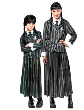 Schuluniform Paarkostüm Addams Mutter Tochter - BCI - FashionsVida