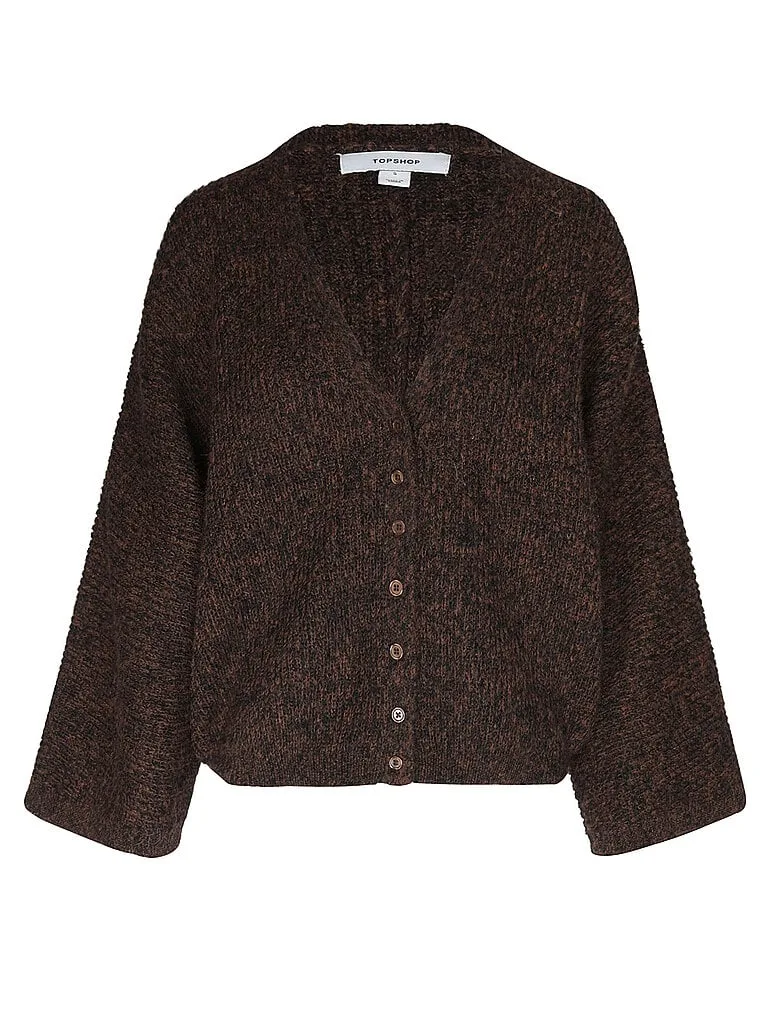 Cardigan TSRENE braun S Damen - TopShop - FashionsVida