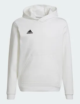 Felpa con cappuccio Entrada 22 Sweat 5-6A White / Black - Adidas - FashionsVida