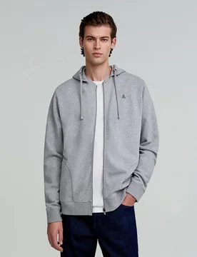Sudadera de hombre con capucha y cierre de cremallera - Scalpers - FashionsVida