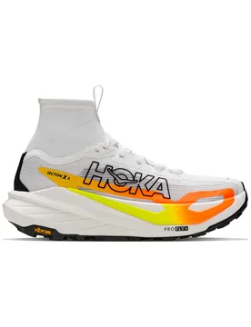 Chaussures de trail - Tecton X 4 W Frost/Neon Tangerine - Taille 40 - Gris - Hoka - FashionsVida