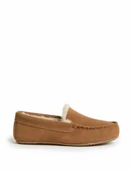 Kids' Moccasin Slippers (4 Small - 7 Large) Tan male