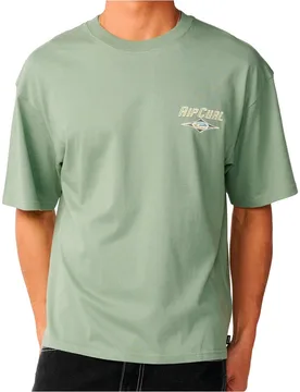 Heritage icon tee camiseta manga corta hombre Verde (L) - Rip curl - FashionsVida