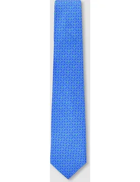 Corbata de seda estampada de hombre - Olimpo - FashionsVida