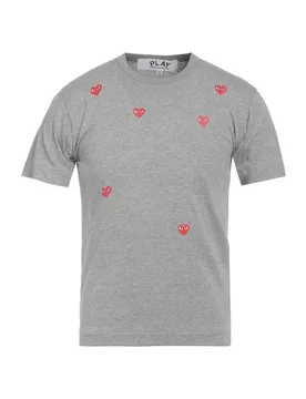 Camiseta Hombre Gris S Hombre - Comme Des Garçons Play - FashionsVida
