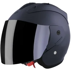 Casco Moto Jet SUN EVO 2.0 Solid Grigio Gun Metal Op taglia S