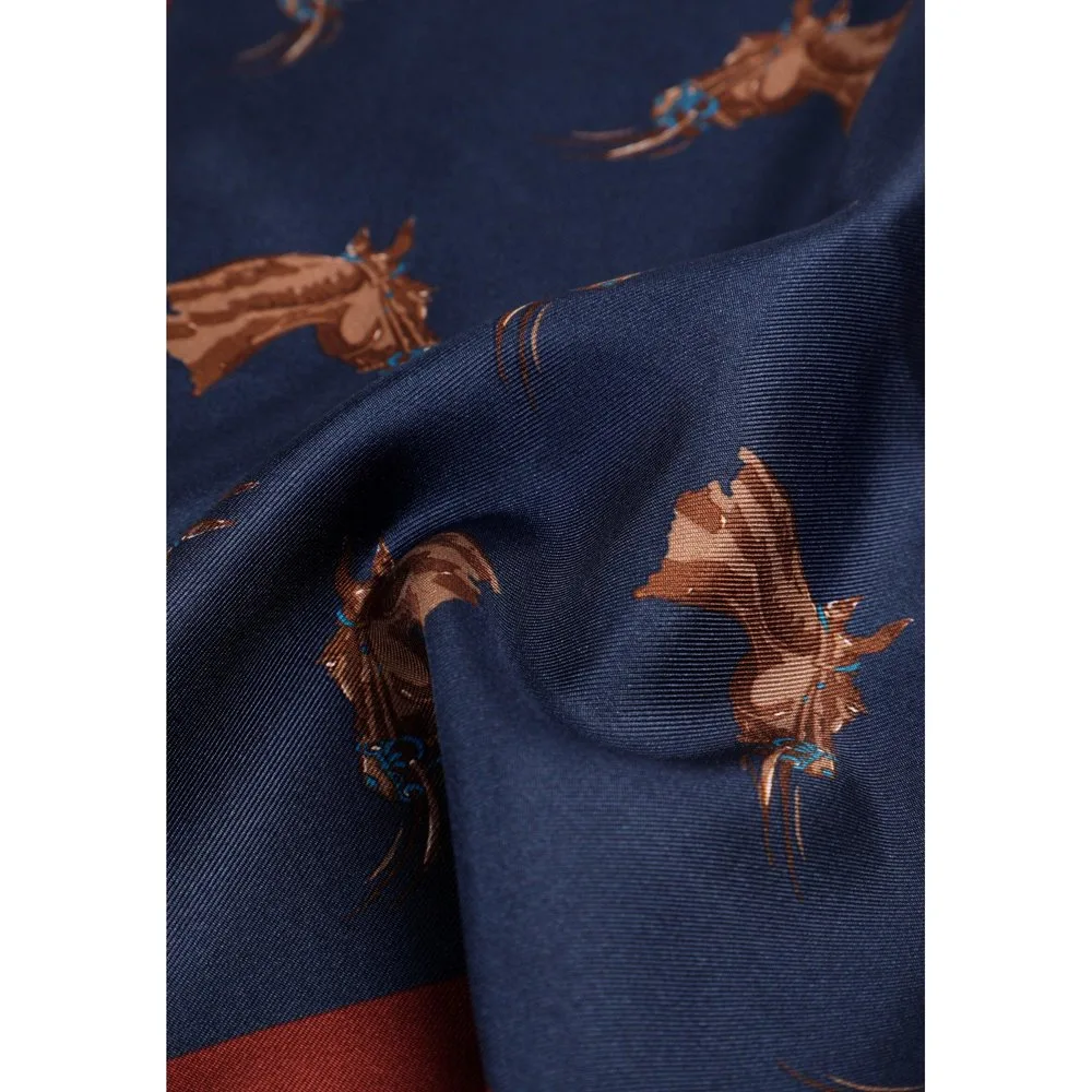 Pañuelo de hombre de seda con estampado - Scalpers - FashionsVida