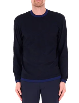 Maglione misto viscosa BLU NOTTE M - Armani exchange - FashionsVida