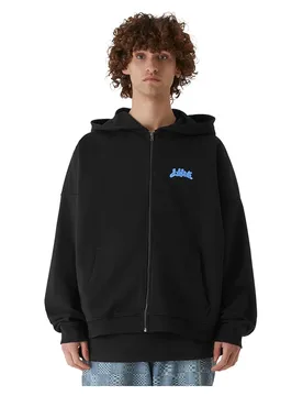 Sweat-shirt à Zip Circle Of Bloom Black XL - Lost Youth - FashionsVida