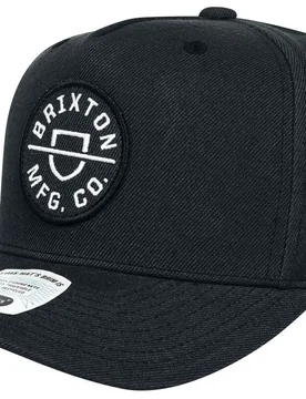 Cap - CREST C MP SNAPBACK - schwarz - Unisex - unisex - Brixton - FashionsVida
