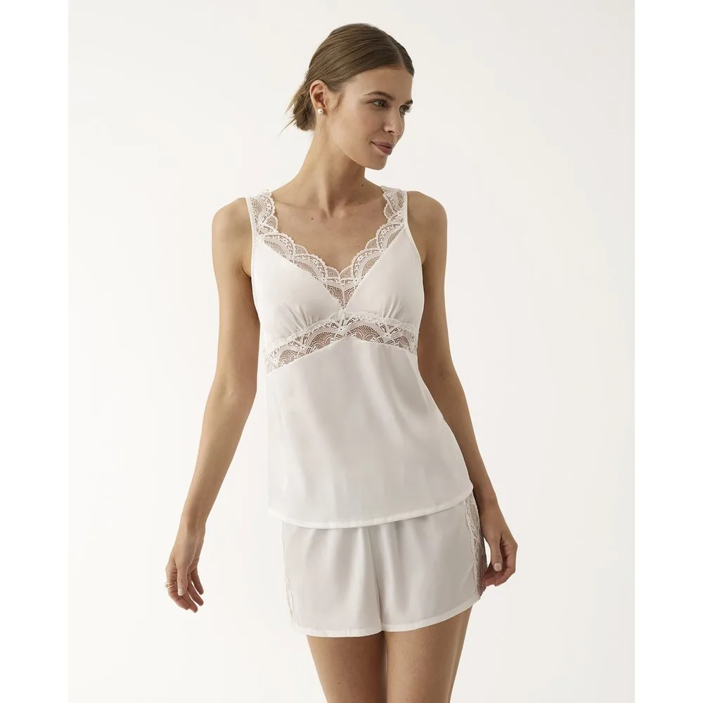 Pijama completo lencero corto Belleza - Promise - FashionsVida
