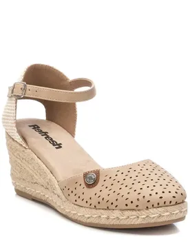 Espadrilles Compensées 17196 Taupe EU 38 - Refresh - FashionsVida