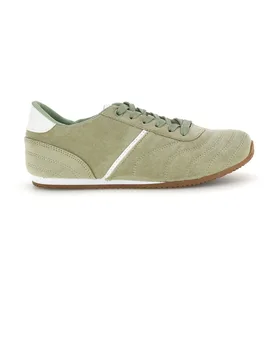 Sneakers verde con lacci e design minimal Café cost 85RCO72101 36 - CAFÈ COST - FashionsVida