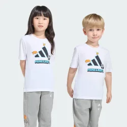 T-SHIRT DA ALLENAMENTO MINECRAFT 3-4A White