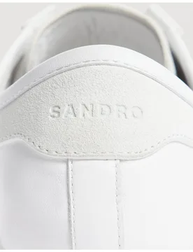 Zapatillas de hombre retro con cuero y ante - sandro - FashionsVida
