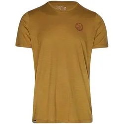 Maglietta Funzionale da Uomo Badge Merino senape M