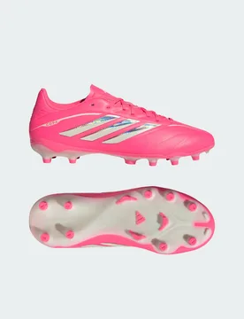 Scarpa da calcio COPA PURE IV LEAGUE per terreni naturali compatti per bambini e bambine 34 Solar Turbo / Ivory / Core Black - Adidas - FashionsVida