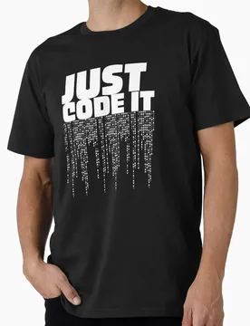 JUST CODE IT Security Theft Program Clocke Coding Lines Bits Graphic Print T‑Shirts Funny Programmer IT Geek Tees S-6XL - Aliexpress - FashionsVida