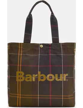 Totebag de hombre estampado clasico barrbour - Barbour - FashionsVida