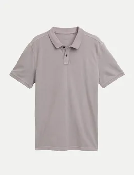Polohemd mit 1/2 Arm Grau L - Tom Tailor Denim - FashionsVida