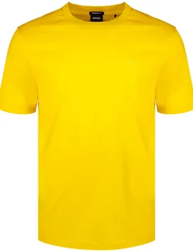 T-shirt à Manches Courtes Thompson 10281524 Medium Yellow M - BOSS - FashionsVida