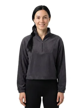 Sweat à Demi-zip Crew Opus Dot Black Wash S - Santa Cruz - FashionsVida