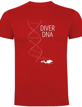 Maglietta A Maniche Corte Diver Dna - Kruskis - FashionsVida